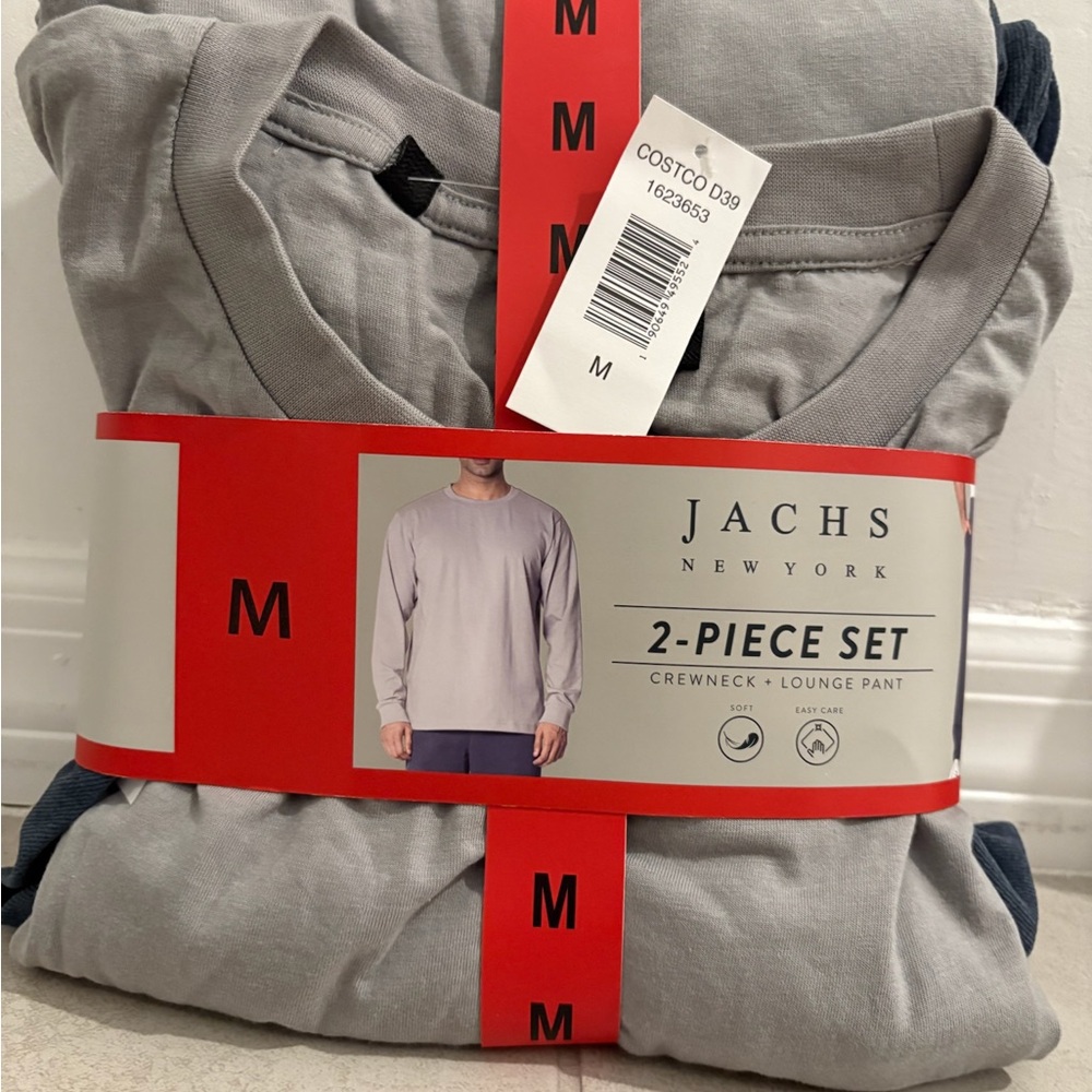 OVER 50% retail STEAL!! Jachs New York Gray 2-Piece Men's Lounge Set